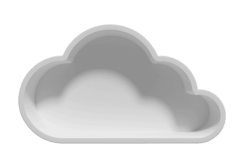 Cloud Symbol on Transparent Background for Network Communication - Download Free Stock Videos Pikwizard.com