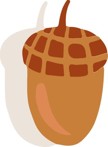 seamless autumn acorns with transparent background - Download Free Stock Videos Pikwizard.com