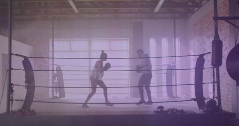 Sparring Session at Urban Warehouse Gym