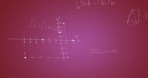 Mathematical Formulas on Pink Background Highlighting Learning Concepts - Download Free Stock Images Pikwizard.com