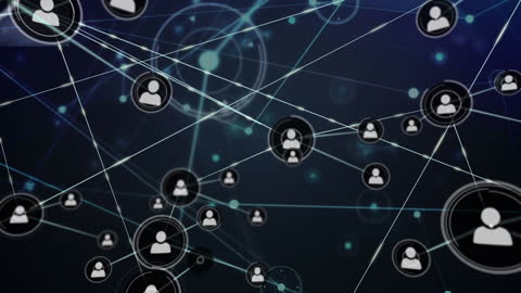 Abstract Network Visualization of User Connections