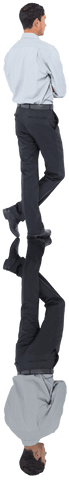 transparent png of biracial businessman on white background - Download Free Stock Videos Pikwizard.com