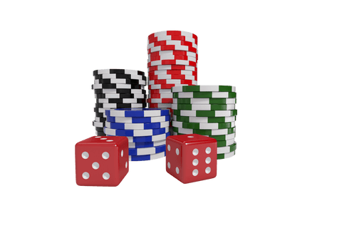 glossy casino chips and dice on transparent background - Download Free Stock Videos Pikwizard.com
