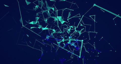 Abstract Digital Network Pattern with Interconnected Lines - Download Free Stock Images Pikwizard.com