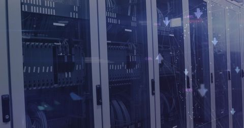 Global Network Technology with Data Processing Servers - Download Free Stock Images Pikwizard.com