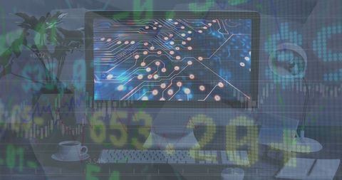 digital data processing concepts in global economy and business technology - Download Free Stock Images Pikwizard.com