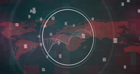 Global Data Network and DNA Science Concept