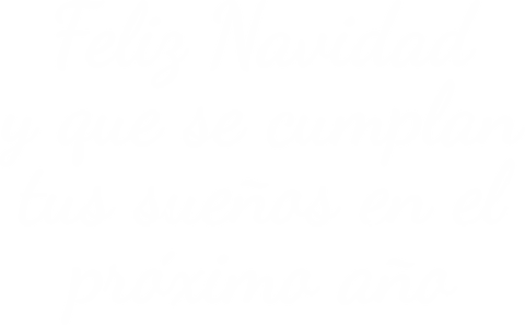 Feliz Navidad Wishes Text on Transparent Background