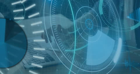 5G Technology Concept with Laptop Workflow