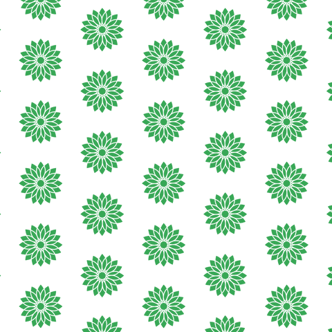 Green Sunflower Pattern on Transparent Background - Download Free Stock Videos Pikwizard.com