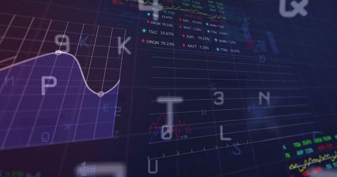 Digital Financial Data and Global Connections Conceptual Background - Download Free Stock Images Pikwizard.com