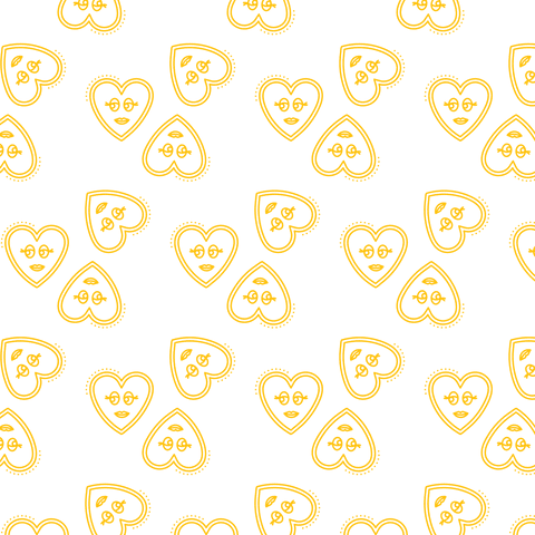 yellow heart pattern on transparent background repeated graphic design - Download Free Stock Videos Pikwizard.com