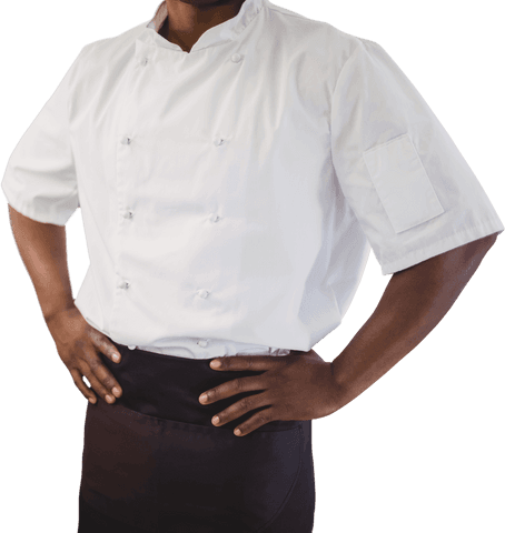 Transparent Chef Uniform with Professional Stance - Download Free Stock Videos Pikwizard.com