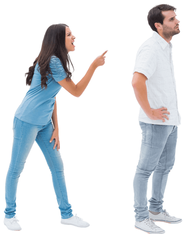 angry woman shouting at boyfriend leaving dispute - Download Free Stock Videos Pikwizard.com