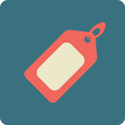 Minimalist Transparent Tag with Blank Space for Customization - Download Free Stock Videos Pikwizard.com