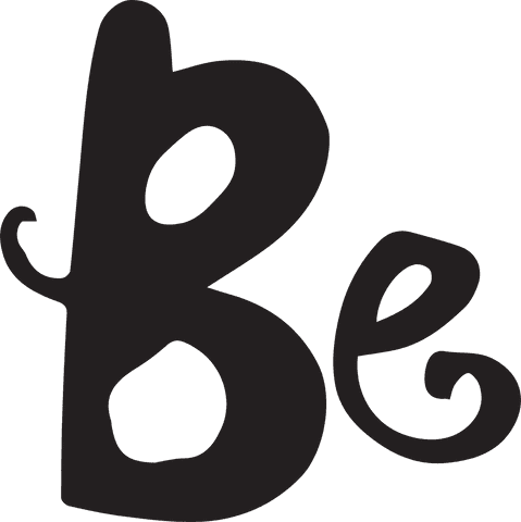 Whimsical 'Be' Text on Transparent Background for Lifestyle Designs - Download Free Stock Videos Pikwizard.com