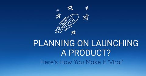 Product Launch Strategy Inspirational Graphic with Rocket Icon - Download Free Stock Templates Pikwizard.com