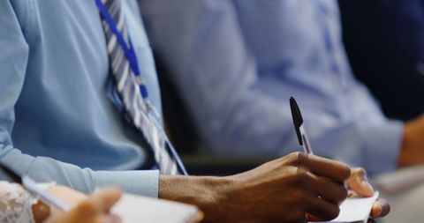 Diverse Professionals Taking Notes at Business Seminar - Download Free Stock Images Pikwizard.com