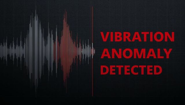 Displaying Vibration Anomaly on Waveform Monitor with Red Alert Divider