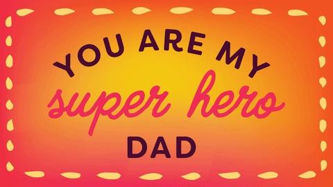colorful transparent super hero dad father’s day card - Download Free Stock Videos Pikwizard.com