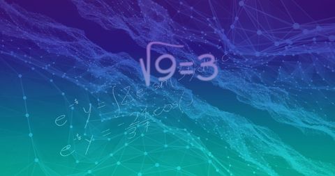 Digital Connections with Mathematical Formulas in Abstract Design - Download Free Stock Images Pikwizard.com