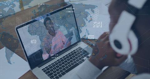 Remote Collaboration Video Call with International Connectivity