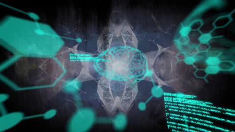 Digital Brain with Scientific Data and Hexagonal Dimensional Panels