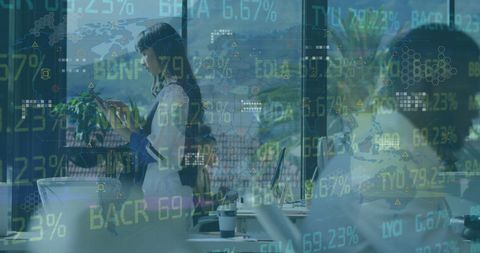 Financial Data Processing Overlay on Business Team