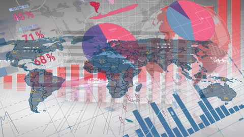 Global Data Visualization with Overlapping Maps and Charts