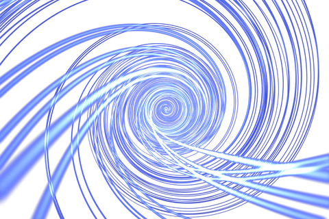 abstract swirl blue light lines on transparent background - Download Free Stock Videos Pikwizard.com