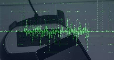 Financial Data Visualization Over Electronic Payment Terminal - Download Free Stock Images Pikwizard.com