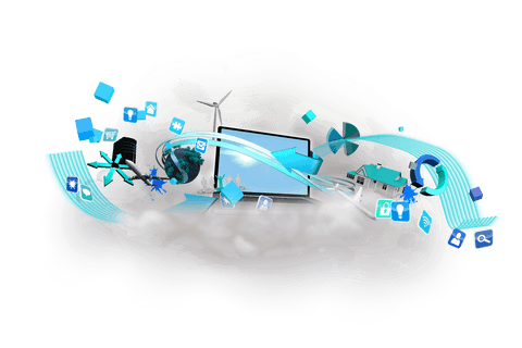 abstract digital network cloud on transparent background - Download Free Stock Videos Pikwizard.com