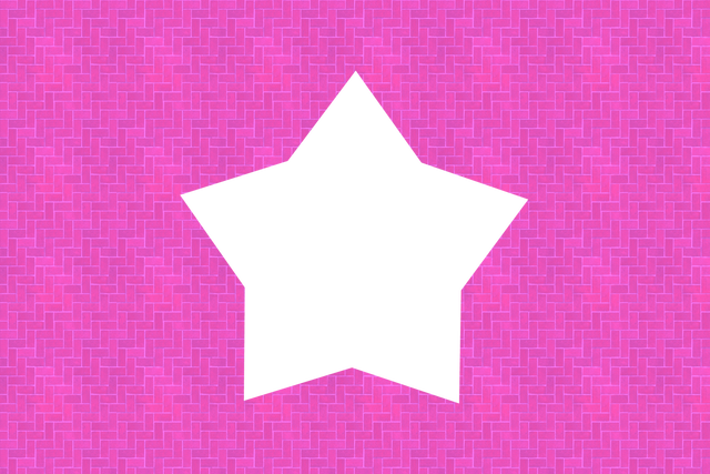 Transparent black geometric star shape on textured pink background - Download Free Stock Videos Pikwizard.com