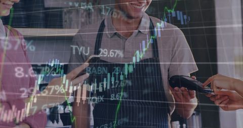 Digital Payment Integration with Stock Market Data Overlay