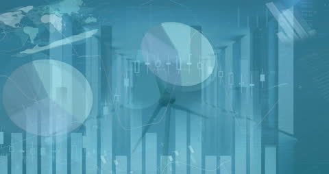 Abstract Financial Data Analysis with Winter Imagery