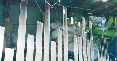 Financial Data Visualization Over Recycling Warehouse