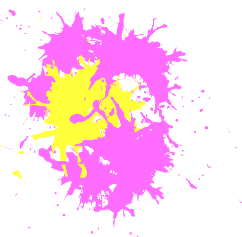Colorful Purple and Yellow Paint Splash with Transparent Background - Download Free Stock Videos Pikwizard.com