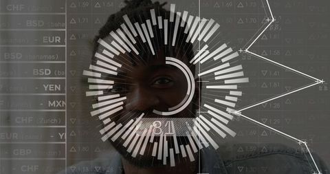 Professional Analyzing Data with Radial Bar Chart Visualization