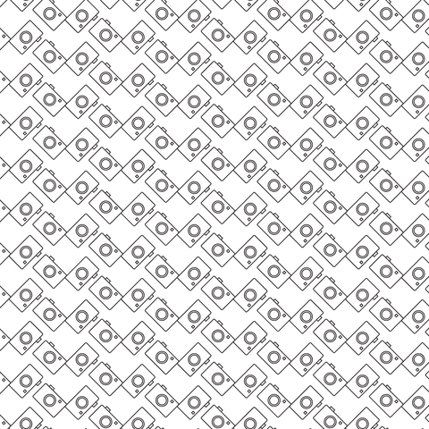 Seamless Black Camera Pattern on Transparent Background - Download Free Stock Videos Pikwizard.com
