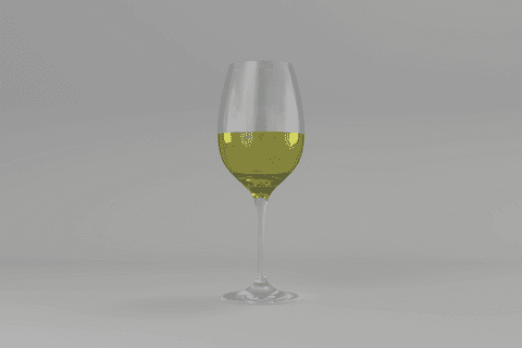 transparent wine glass with white wine illustration - Download Free Stock Videos Pikwizard.com
