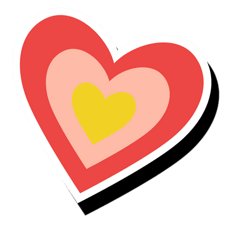 vibrant nested hearts on transparent background for romantic design - Download Free Stock Videos Pikwizard.com