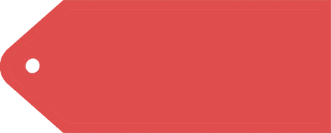 Red Blank Label PNG on Transparent Background for Retail Use - Download Free Stock Videos Pikwizard.com
