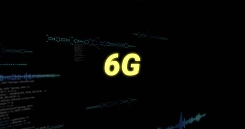 6G Wireless Technology and Data Processing Overlay - Download Free Stock Images Pikwizard.com