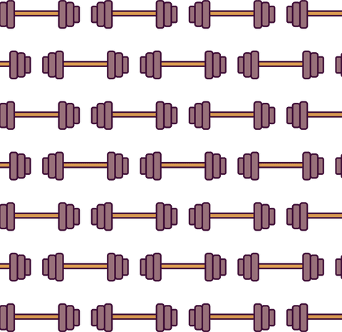pattern of barbells repeated on transparent background - Download Free Stock Videos Pikwizard.com