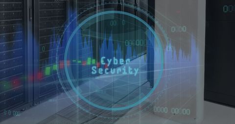 Cybersecurity Concept in Server Room Data Processing - Download Free Stock Images Pikwizard.com