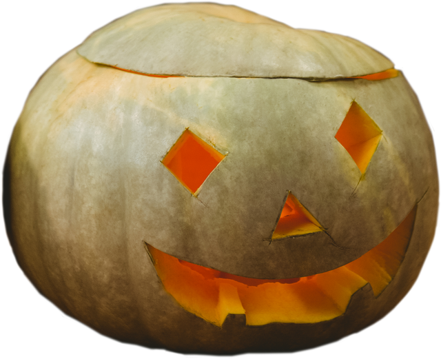 Transparent Halloween Pumpkin Jack-O-Lantern Isolated - Download Free Stock Videos Pikwizard.com