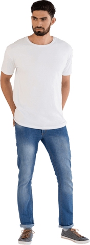 Thoughtful Caucasian Man in Casual Outfit on Transparent Background - Download Free Stock Videos Pikwizard.com