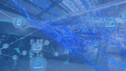 Futuristic Digital Network with Integrated Data Connectors