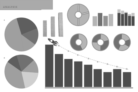 transparent statistics chart infographic on grey - Download Free Stock Videos Pikwizard.com