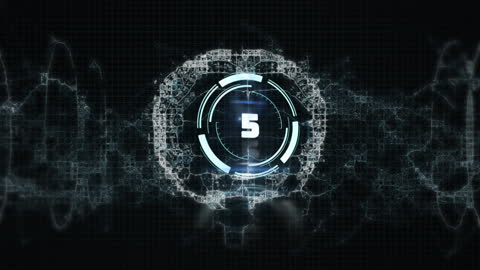 Digital Brain Scan with Futuristic Interface